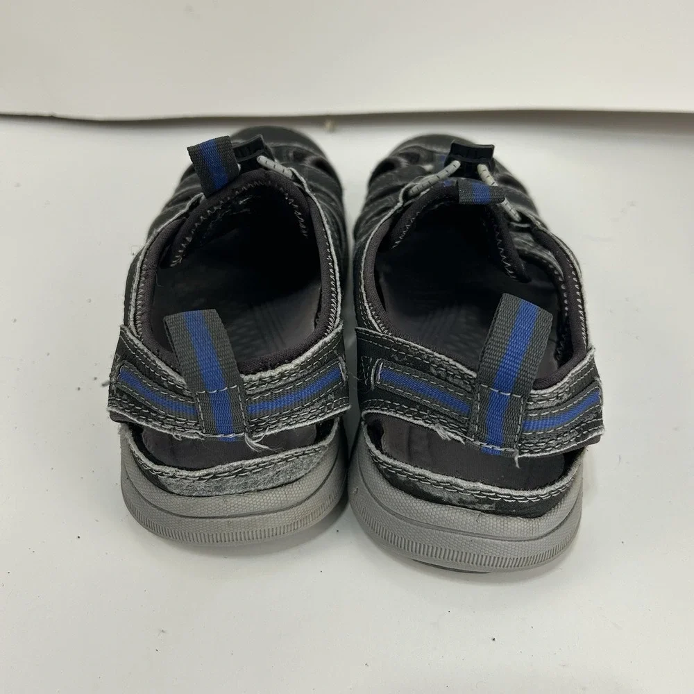 Bass Stingray Men's Sport Sandals Fisherman Water Shoes Black Gray Size 8.5